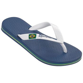 Ipanema Flip Flops Kids Classic Brazil White Navy 415638GFB Ireland